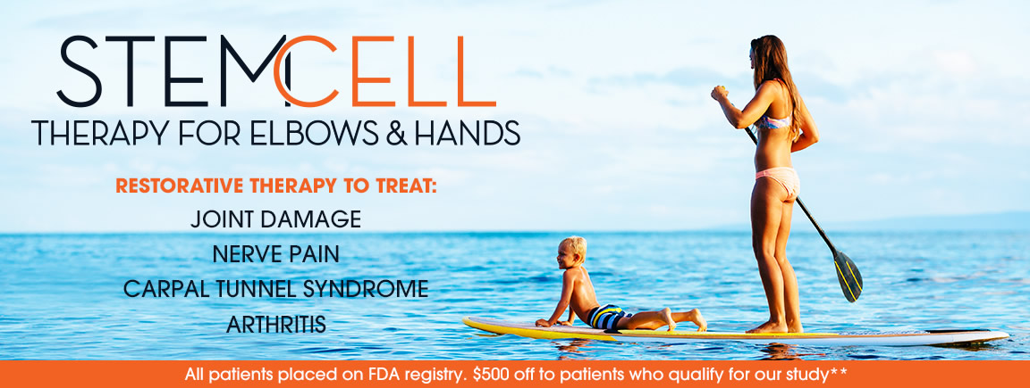 Stem Cell Treatment For Elbows & Hands